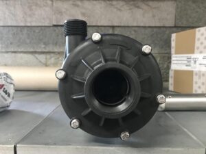 PVDF magnetic drive pump for hydrochloric acid at ambient temperature